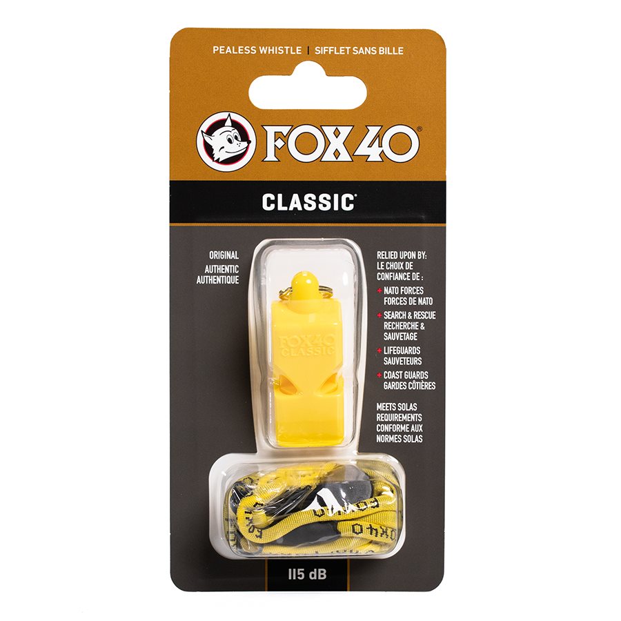 Fox 40 Classic Whistle with lanyard