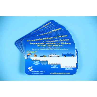 Ice Thickness Cards (Pkg 30)