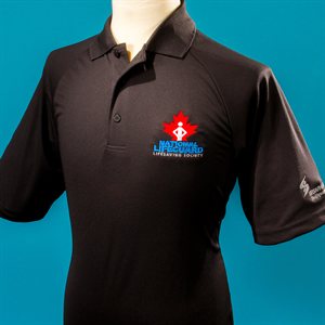 Women's NLS Polo Shirt Black (S)