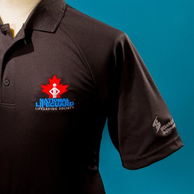 Women's NLS Polo Shirt Black (XXL)