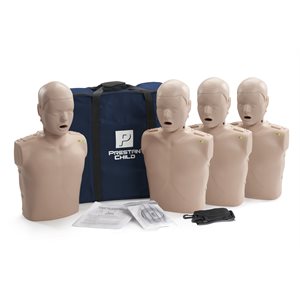 PRESTAN® Professional Child CPR-AED Training Manikins (4 Pk) (w CPR Monitors)