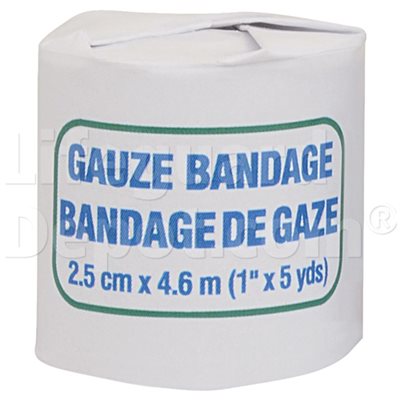 Gauze Bandage Roll, 5.1 cm