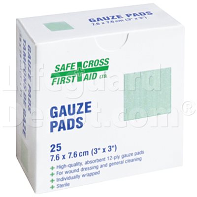 Gauze Pads 7.6 cm, 25's, Sterile