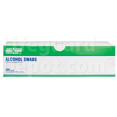 Alcohol Antiseptic Swabs, 200's