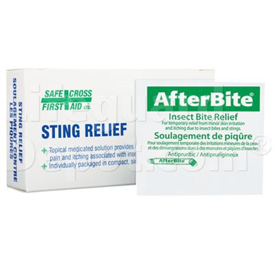 Insect Relief Swabs: After Bite Treatment pads, 10's