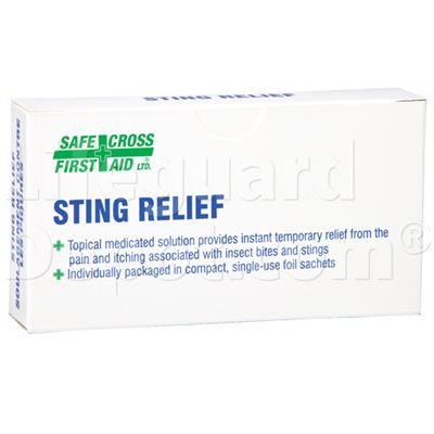 Insect Relief Swabs: After bite, Treatment pads, 25's