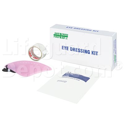 Eye Dressing Kit w / 1 Eye Pad, 1Tape Roll & 1Eye Shield