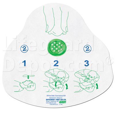 Disposable CPR Face Shields (pocket)