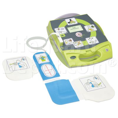 AED, Zoll, AED Plus, Semi-Automatic w / CPR-DPads (Adult) Batteries & Case, Eng