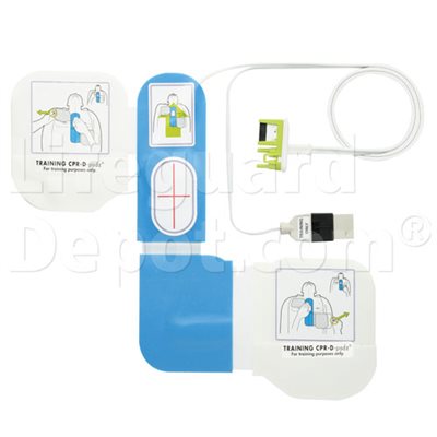 AED, Zoll, Trainer Electrodes, Adult CPR_D-padz, w / CPR Feedback & Simulator Adap