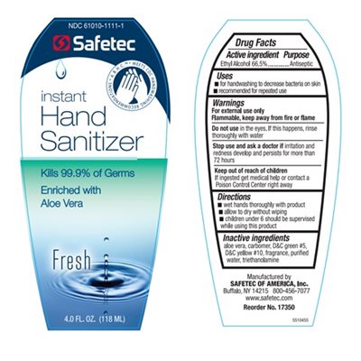 Hand Sanitize: Antiseptic Gel, 118ml.