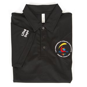 Black Commonwealth Polo Shirt - Men's