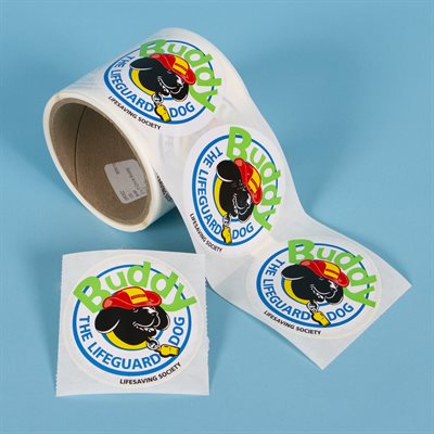 Buddy the Lifeguard Dog Stickers (pkg. 100)