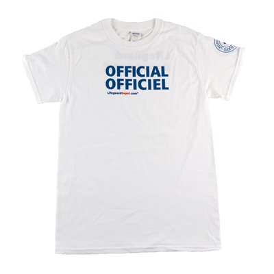 Officials White T-shirts (2x large)