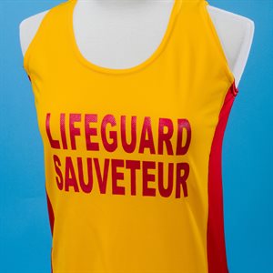 Bilingual Lifeguard Singlet - Female (extra large)