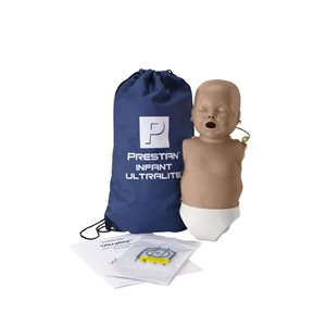 PRESTAN® Infant Ultralite Manikin with CPR Feedback, Single (Dark Skin)