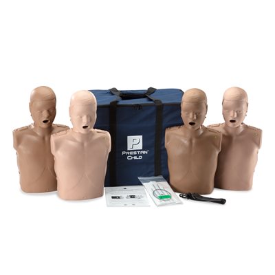 PRESTAN® Professional Child Manikin Diversity Kit with CPR Feedback (4 Pack)