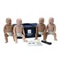 PRESTAN Professional Infant Manikin Diversity Kit, 4-Pack (2 Medium Skin & Dark Skin)