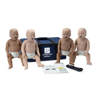 PRESTAN® Professional Infant Manikin Diversity Kit, 4-Pack (2 Medium Skin & Dark Skin)