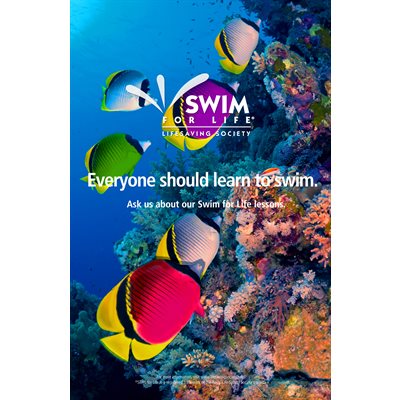 Swim for Life poster - 11 in x 17 in (Pkg of 10)