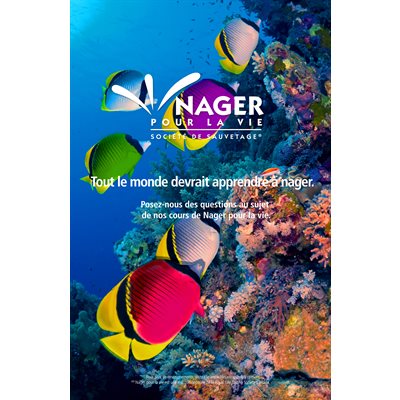 Affiche Nager pour la vie - 11"x17" (pqt. 10)