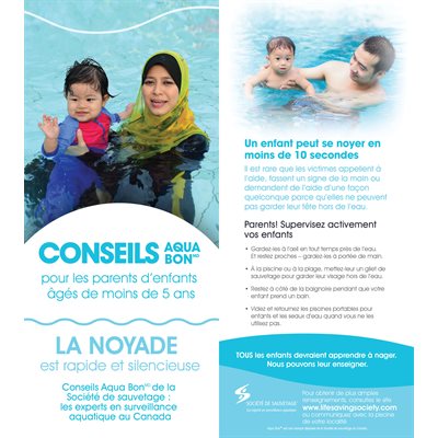 Water Smart Tip Card / Parents with children under 5 - Dene - Pkg.-100