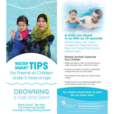 Water Smart Tip Card / Parents with children under 5 - Cree - Pkg.-100