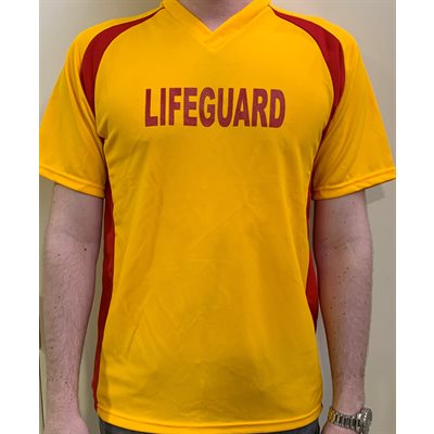 Lifeguard Shirt-Short Sleeve with V-Neck (Medium)