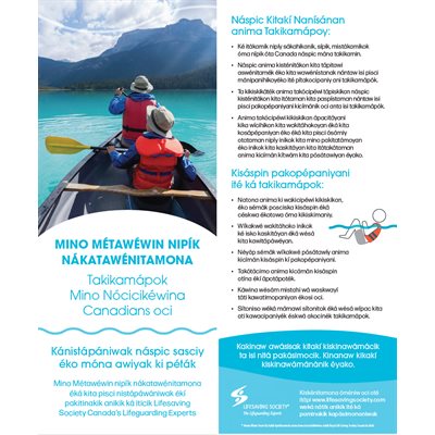 Water Smart Tip Card / Cold Water Safety - Cree - Pkg-100