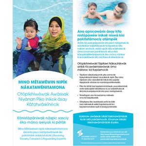 Water Smart Tip Card / Parents with children under 5 - Cree - Pkg.-100