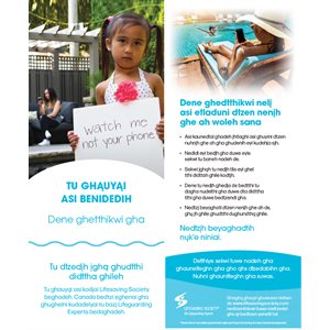 Water Smart Tip Card for Parents - Dene - Pkg-100